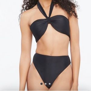 Cut out monokini one piece swimsuit